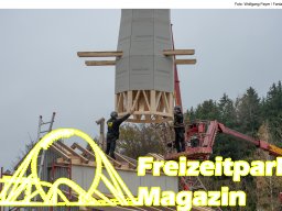 Aufbau des Themenbereichs „Sonnenbucht“ in FANTASIA (Dezember 2024)